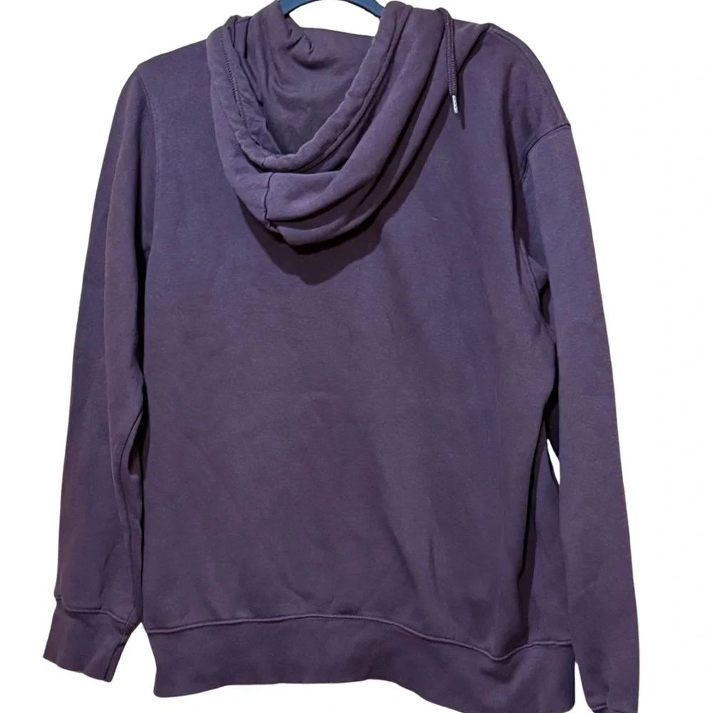 The North‎ Face Men’s Burgundy Hoodie Medium Logo Sweatshirt Pullover
